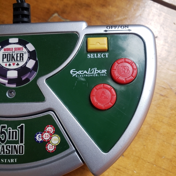 World Series of Poker Plug and Play 15 in 1 Casino Games Handheld System TV View - Picture 6 of 12